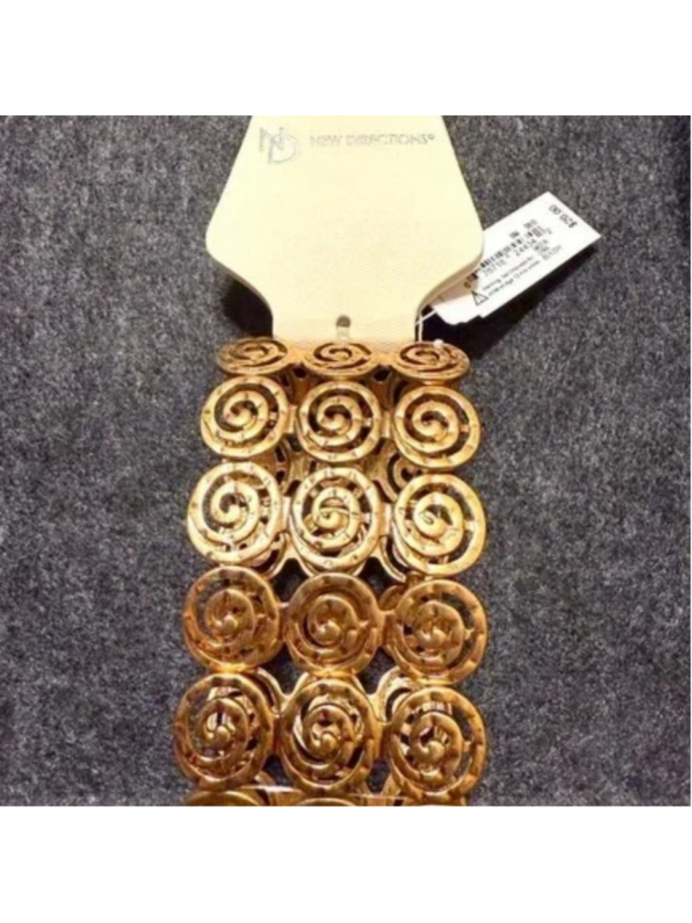 New Directions Bronze Spiral bracelet